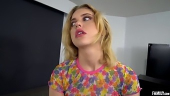 Amateur Stepsis Gets Fucked And Gagged In Pov Video