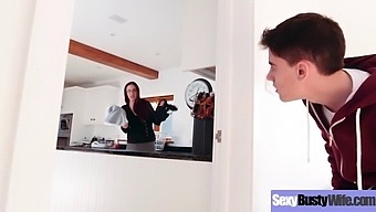 Emma Butt'S Steamy Sex Scene With A Busty Housewife