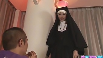 Japanese Milf Rika Sakurai Engages In Anal Sex With A Priest