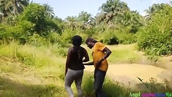 Okoro, The Diligent Hunter, Engages In Passionate Intercourse With A Stunning African Local Woman, Showcasing Her Agricultural Skills In A Public Setting. He Nearly Satisfies Her With His Impressive Size Before Being Discovered By Her Husband'S Brother, Who Secretly Records The Encounter. The Complete Footage Is Available On The Red Platform.