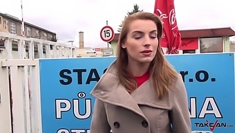 Public Secretary Gets A Load Of Cum From Multiple Guys In Car