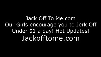 Watch Lola Guide You Through Fishnet Jerking Off Instructions