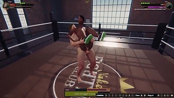Ethan And Dela Engage In A Naked Fight In 3d