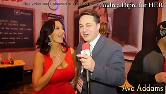 Ava Addams Indulges In Self-Pleasure By Playing With Her Breasts For Andrea Diprè