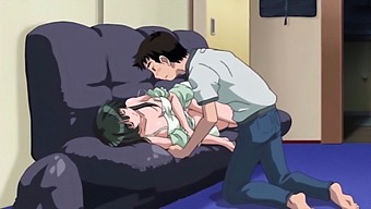 Vroča Anime Scena: Najstnica Izgubi Nedolžnost S Fantom