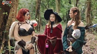 Arinafox, Sweetie Fox And Diana Rider In A Hot Role Play Game.