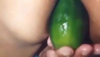 My Stepmom Pleasures Herself With A Large Dildo And Sends Me The Images Of Her Wide-Open Butt