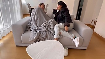 Sexually Healing My Sick Stepsister On My Stepmom'S Newly Purchased Couch