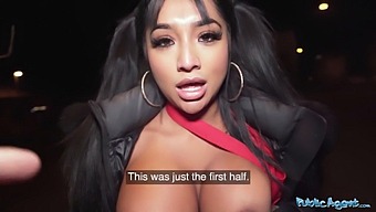 Asian Beauty With Irresistible Curves Seduces Rizz In Public