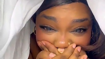 The Ebony Stepmom Was Caught By Her Stepbrother Masturbating A Sexdoll.